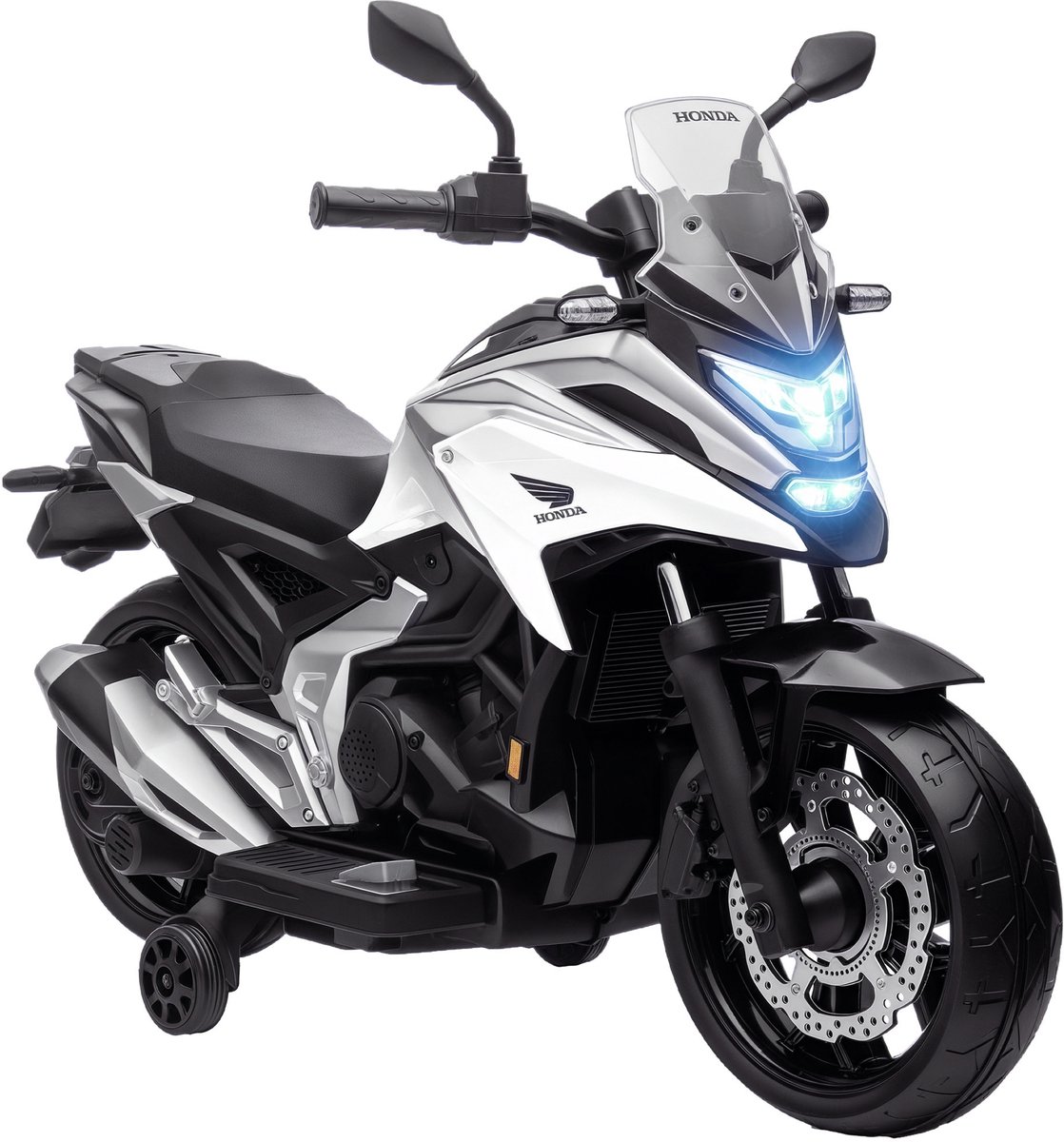   Elektrische kindermotor Kunststof, Metaal 107L x 46B x 75H cm Wit