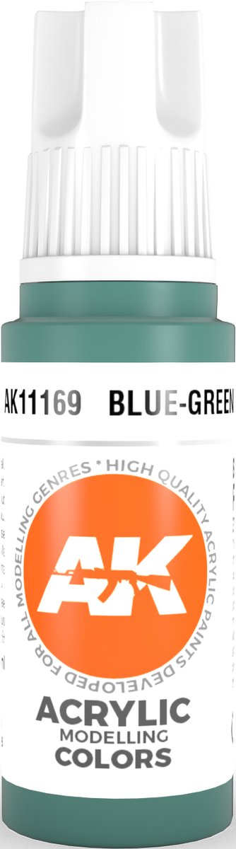 Blue-Green Acrylic Modelling Color - 17ml - AK-11169