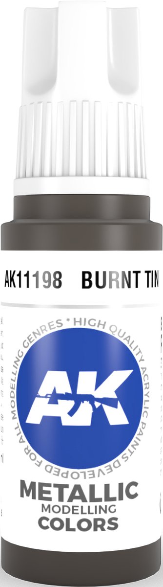 Burnt Tin Acrylic Modelling Color - 17ml - AK-11198