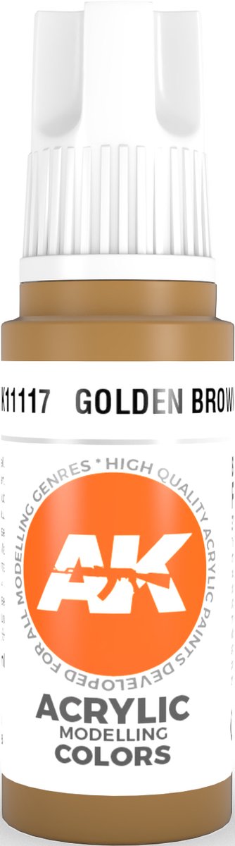 Golden Brown Acrylic Modelling Color - 17ml - AK-11117