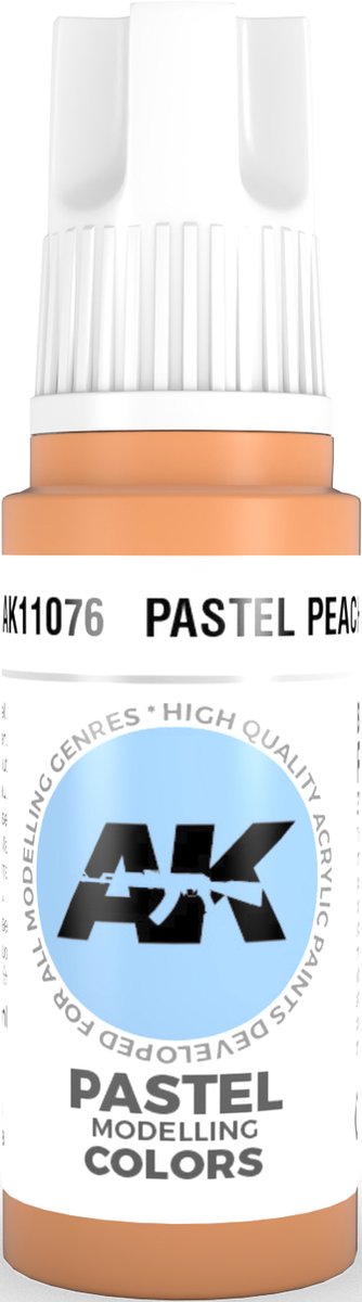 Pastel Peach Acrylic Modelling Color - 17ml - AK-11076