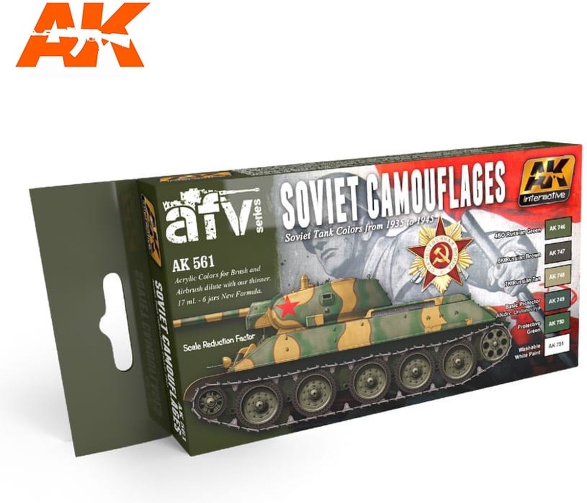 Soviet Camouflages Colors Set - AK-561