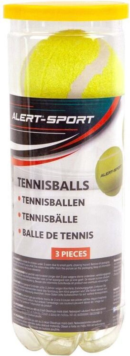 Alert Sport Tennisballen in Koker 3 Stuks