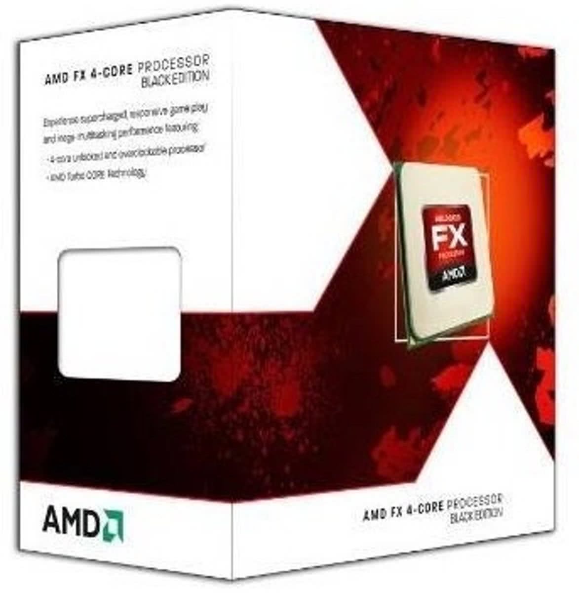 AMD Desktopprocessor - CPU FX X4 4300 8MB 3 8GHz 95W BOX Socket AM3+