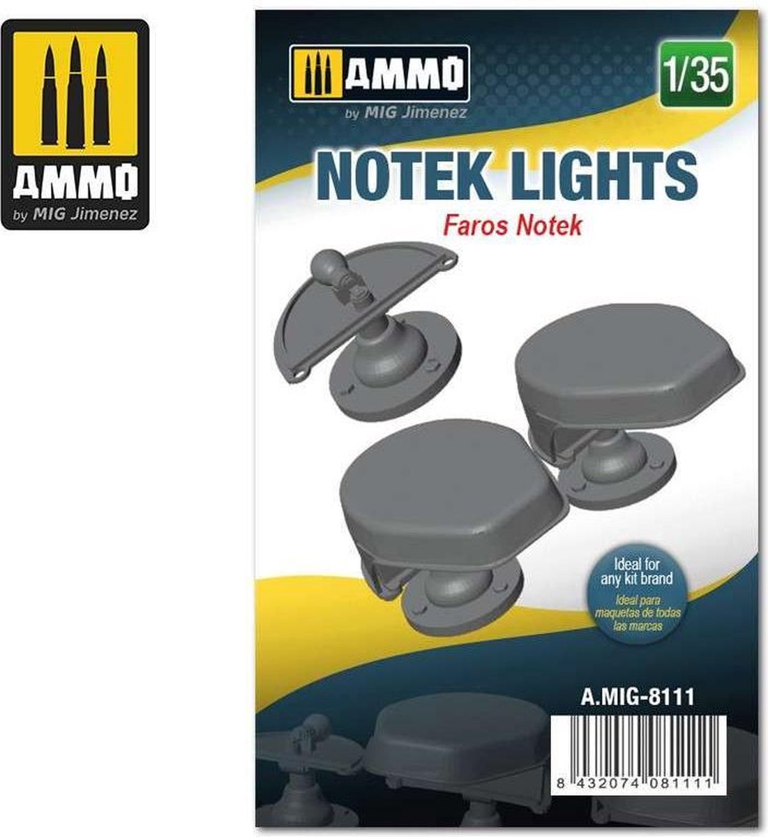 1:35 AMMO MIG 8111 Notek Lights Resin onderdeel