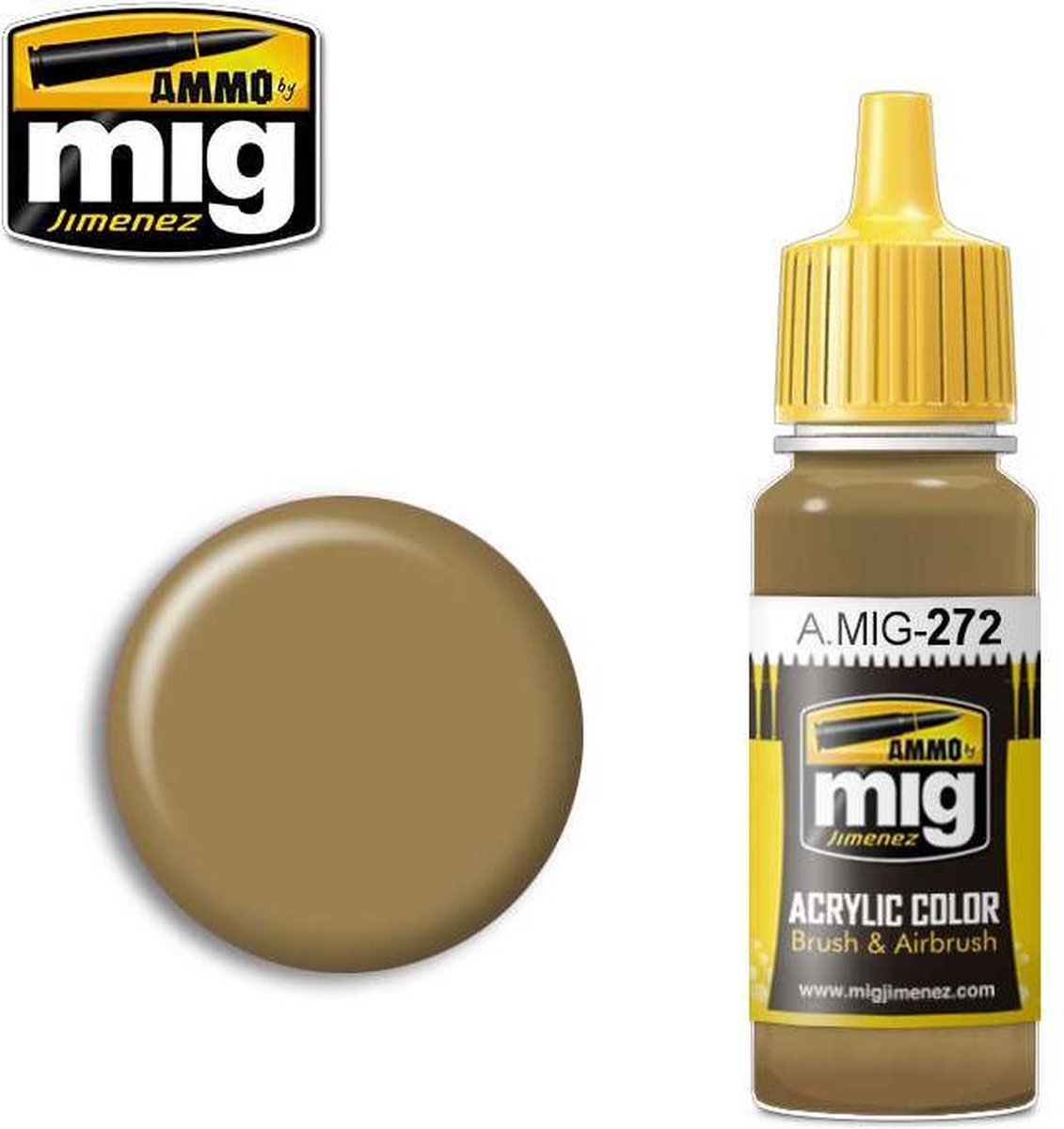 AMMO MIG 0272 Giallo Nimetico - Acryl - 17ml Verf flesje