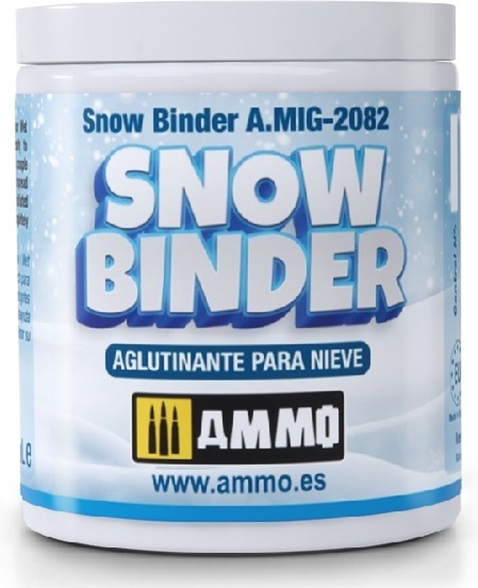 AMMO MIG 2082 Snow Binder - 100ml Effecten potje