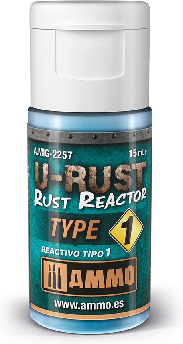 AMMO MIG 2257 U-Rust Rust Reactor Type 1 - 15ml Effecten potje