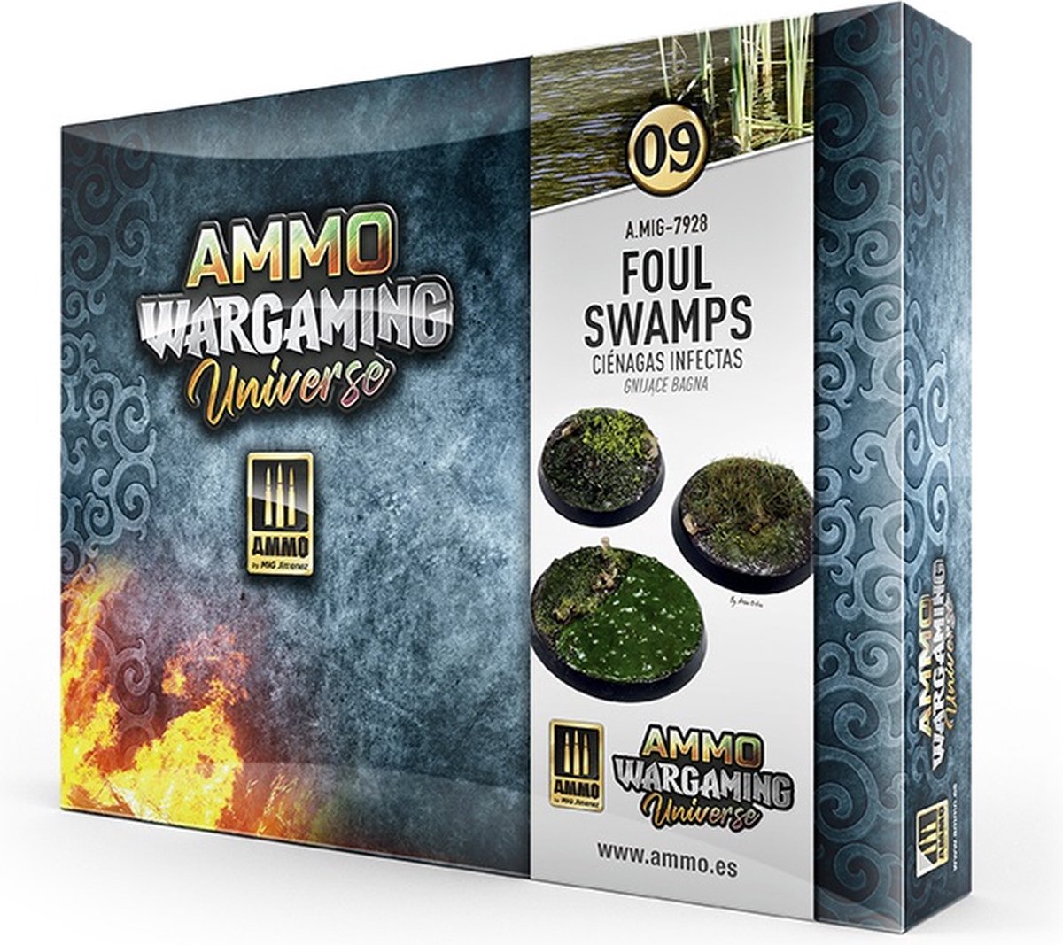 AMMO MIG 7928 Wargaming Universe 09 - Foul Swamps Effecten set