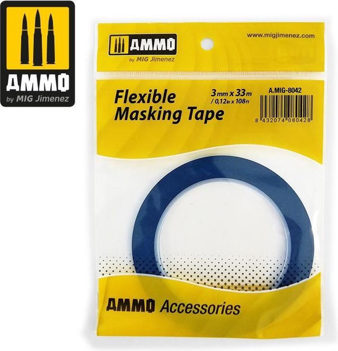   8042 Flexible Masking Tape (3mmX33m) Tape