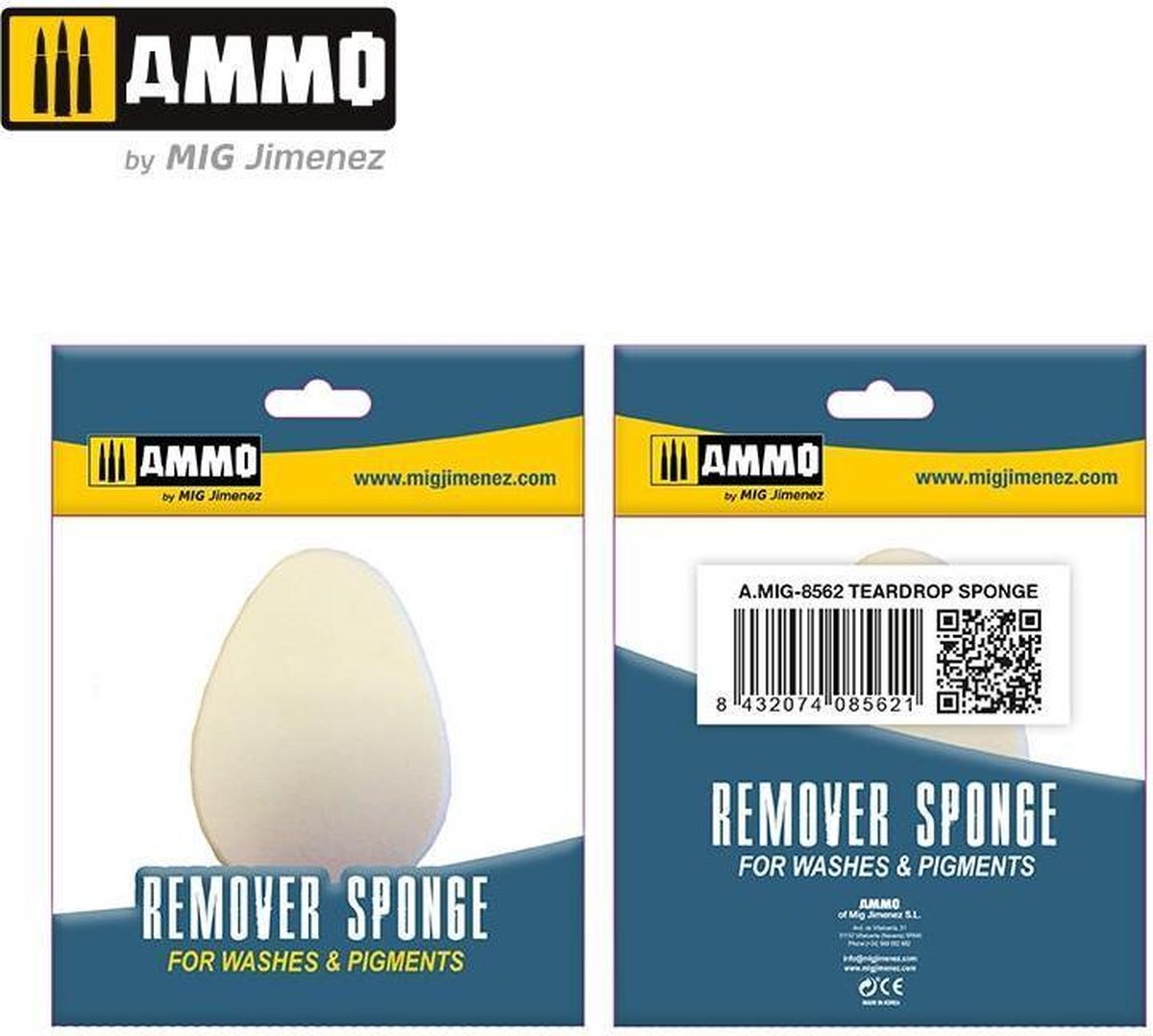 AMMO MIG 8562 Teardrop Sponge Spons(en)