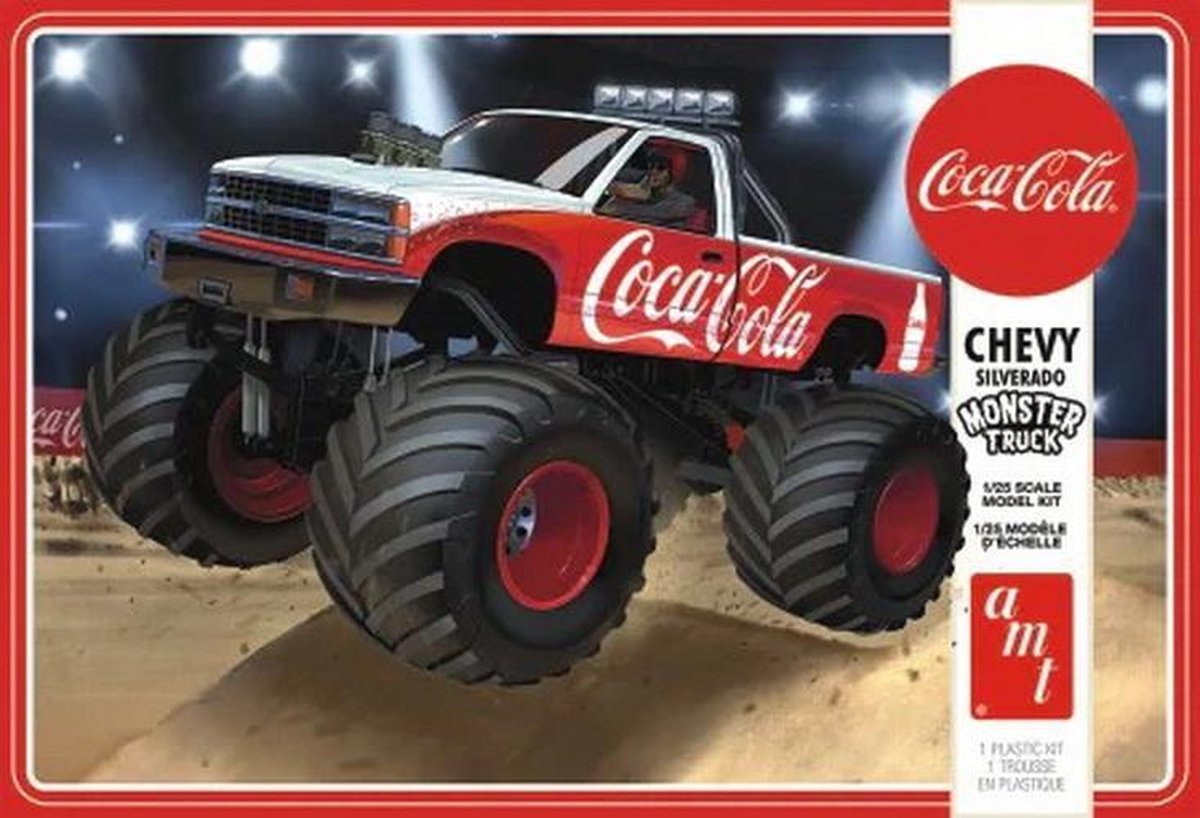 Coca-Cola Chevy Silverado Monster Truck 1:25