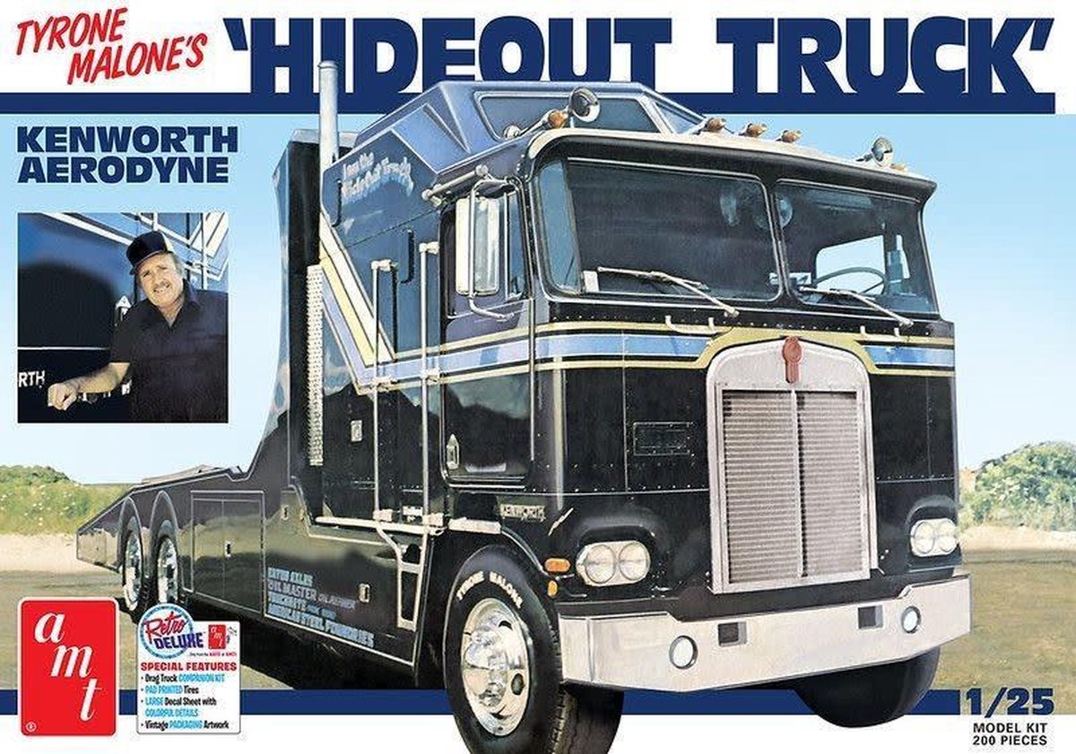 Tyrone Malones Hideout Truck Kenworth Aerodyne - AMT modelbouw pakket 1:25