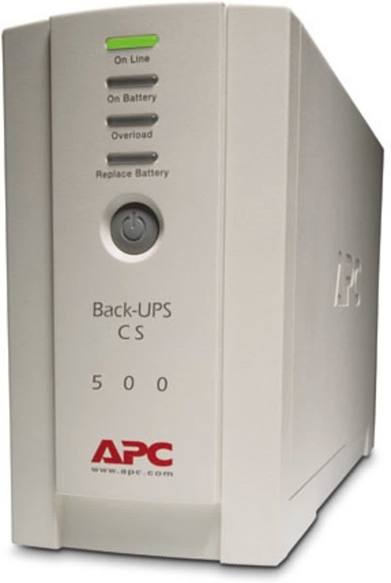 APC Back-UPS 500VA - Noodstroomvoeding / 4x C13 uitgang / USB