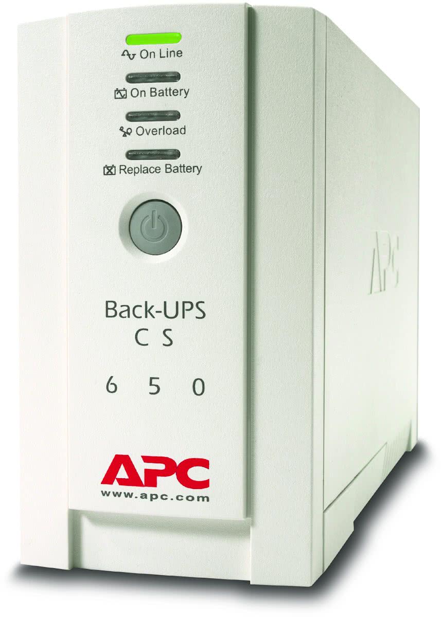 APC Back-UPS 650VA - Noodstroomvoeding / 4x C13 aansluiting / USB