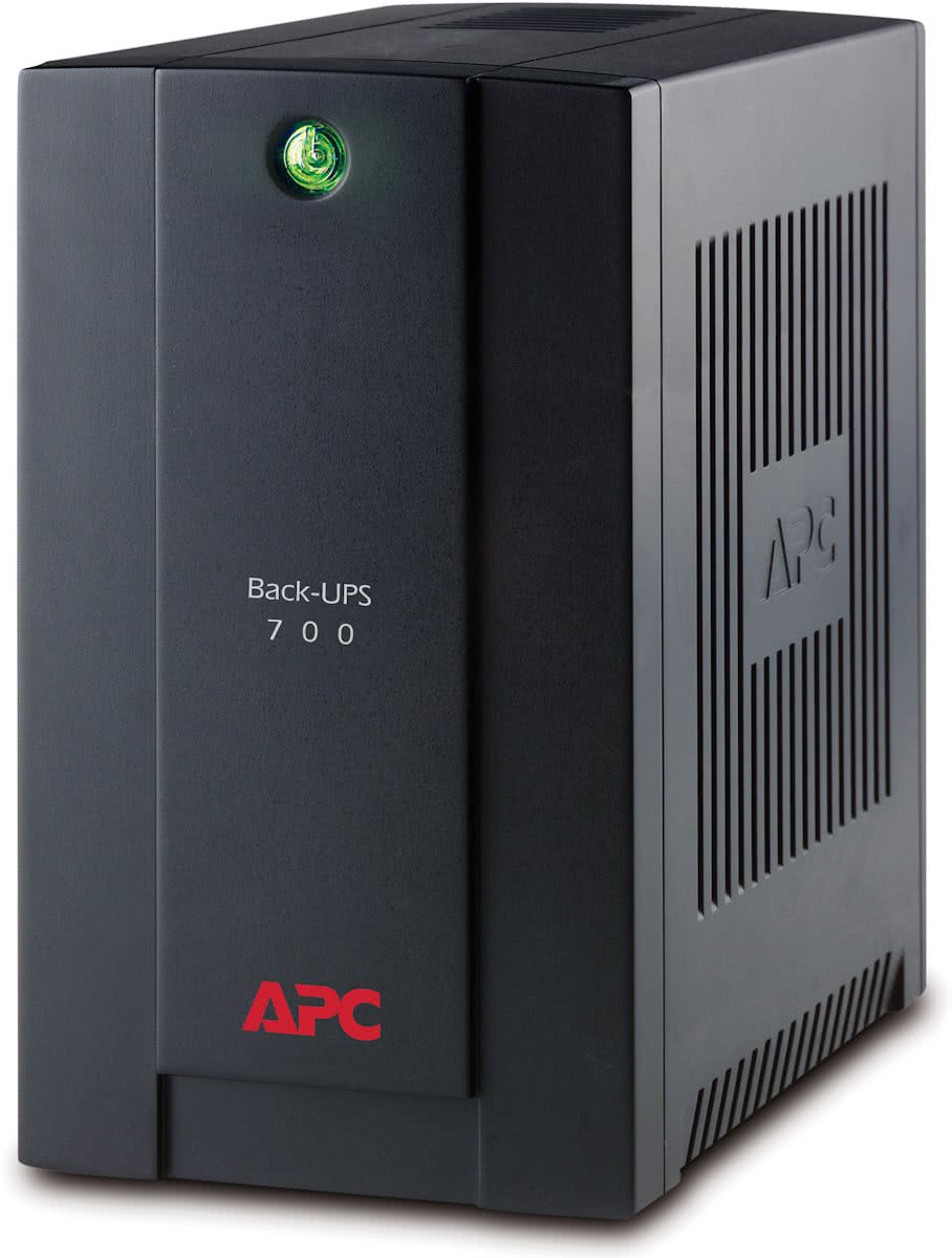 APC Back-UPS 700VA - Noodstroomvoeding / 3x penaarde / USB