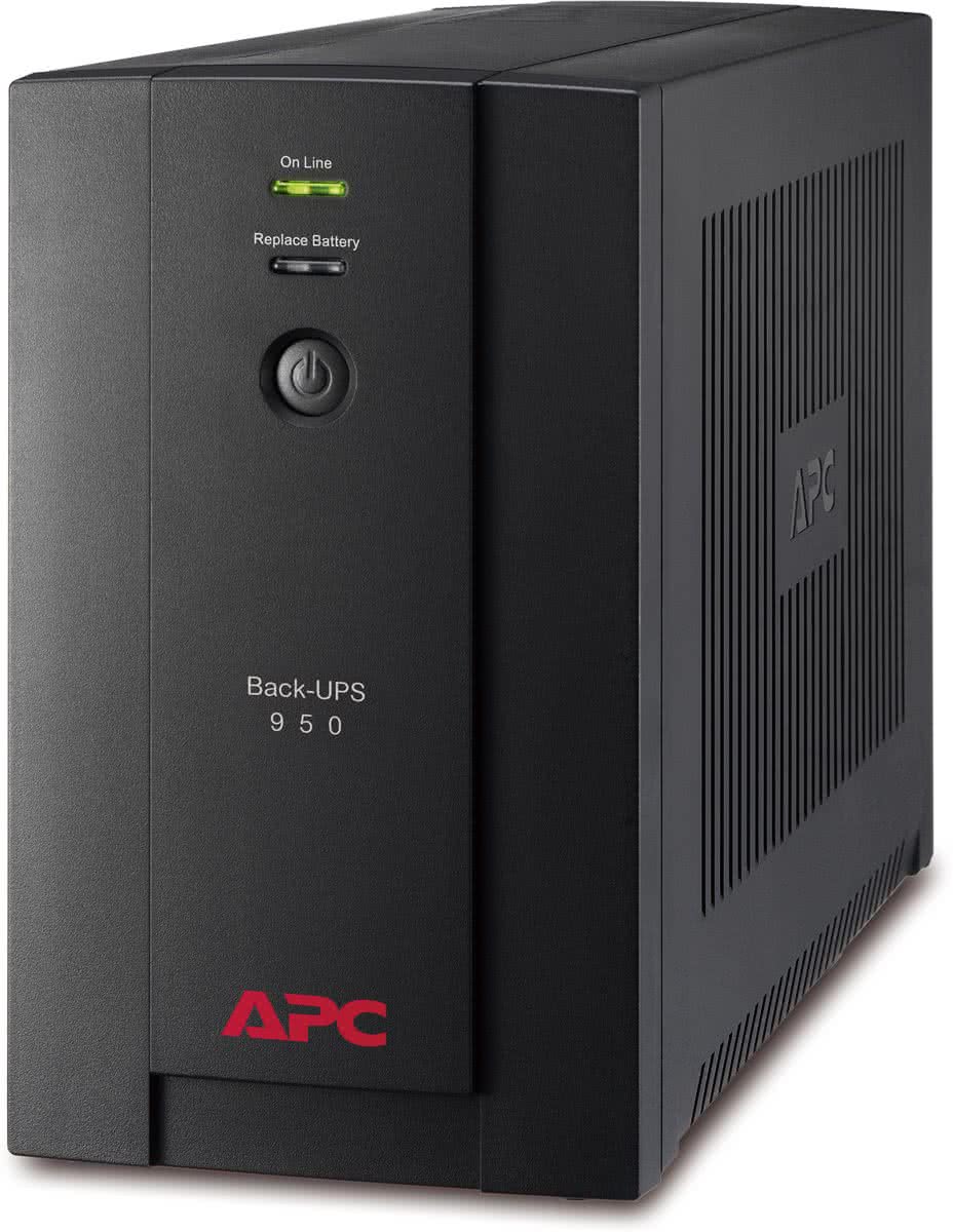 APC Back-UPS 950VA - Noodstroomvoeding / 4x penaarde / USB