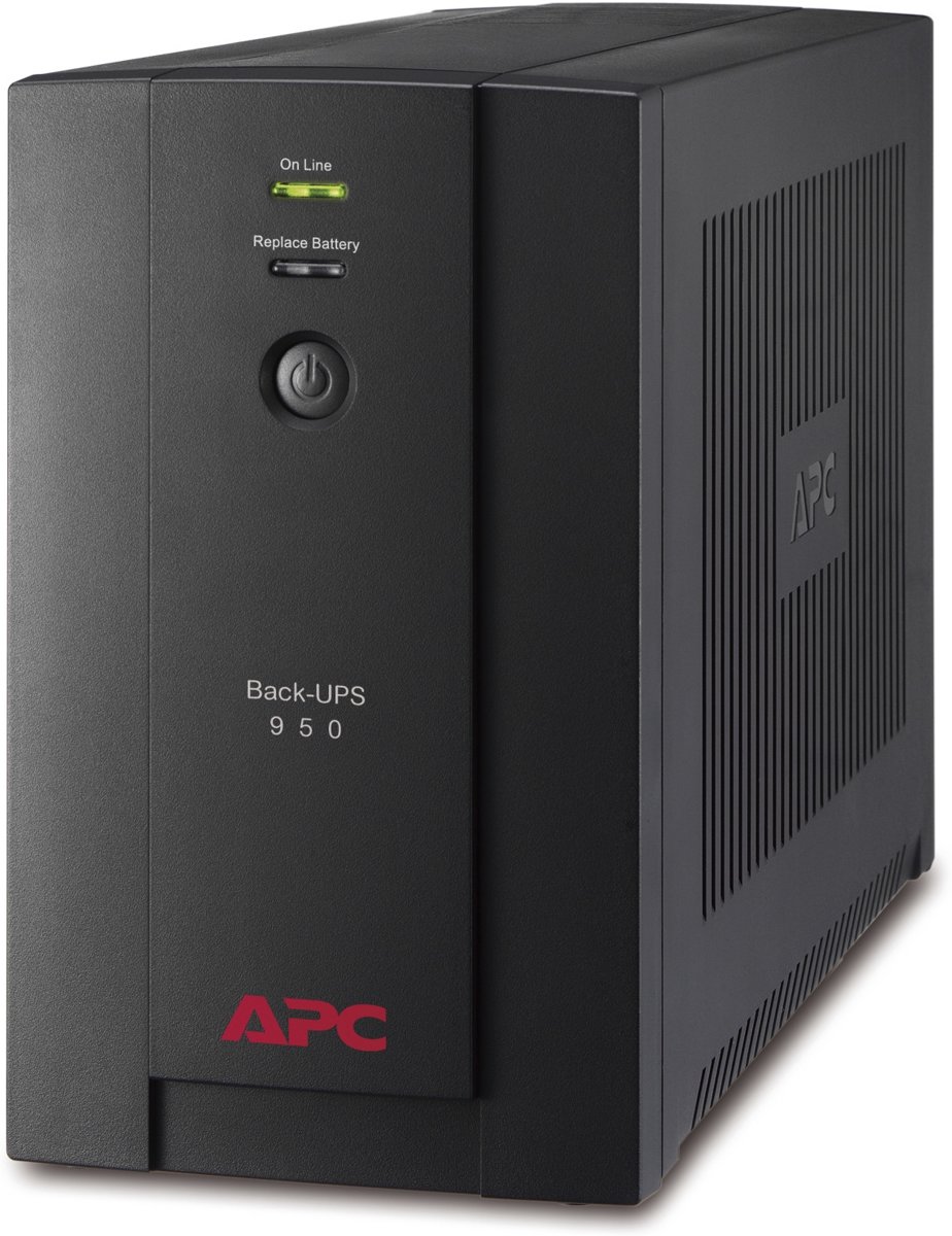 APC Back-UPS BX950U-GR - Noodstroomvoeding / 4x stopcontact / USB / 950VA