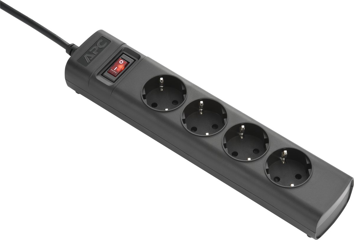 APC PDU, 10A, 230V, (4x) Stopcontact, C14 stekker