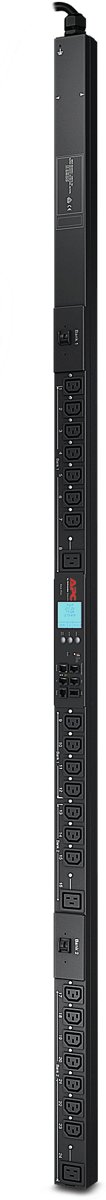 APC Rack PDU, Switched, ZeroU, 32A, 230V, (21x) C13 & (3x) C19, IEC 309 32A stekker