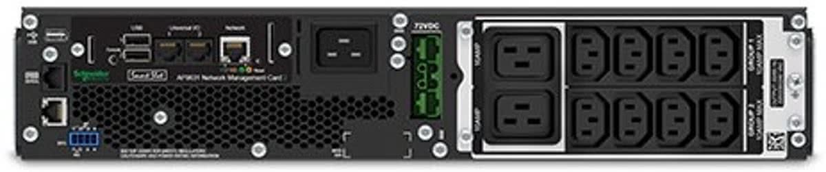 APC Smart-UPS On-Line 2200VA noodstroomvoeding 8x C13, 2x C19 uitgang, rackmountable, NMC