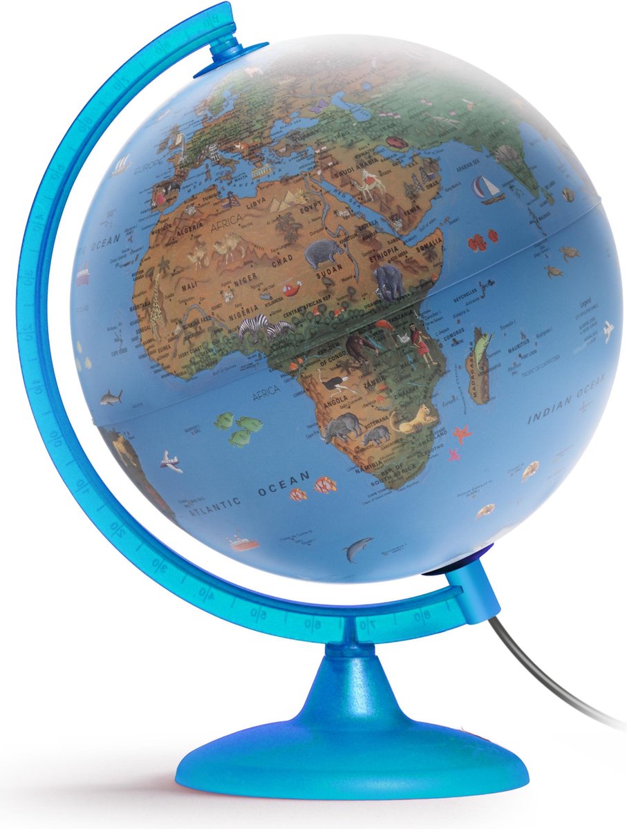 Arca Globe met LED verlichting: 25 cm