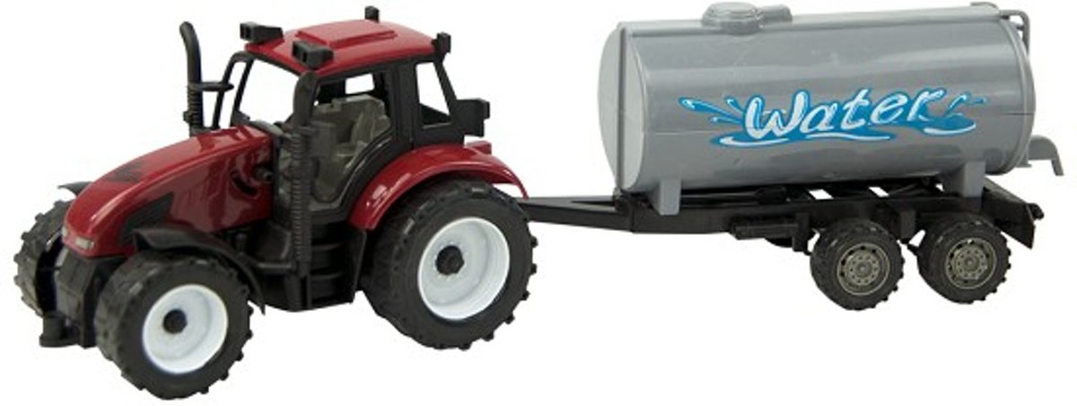 Tractor Frictie Met Watertank 37cm