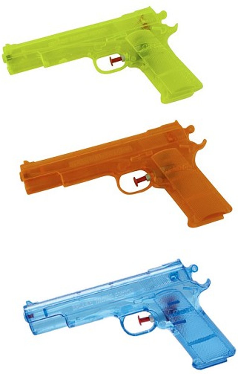 Waterpistool 21 Cm Model Glock Gekleurd