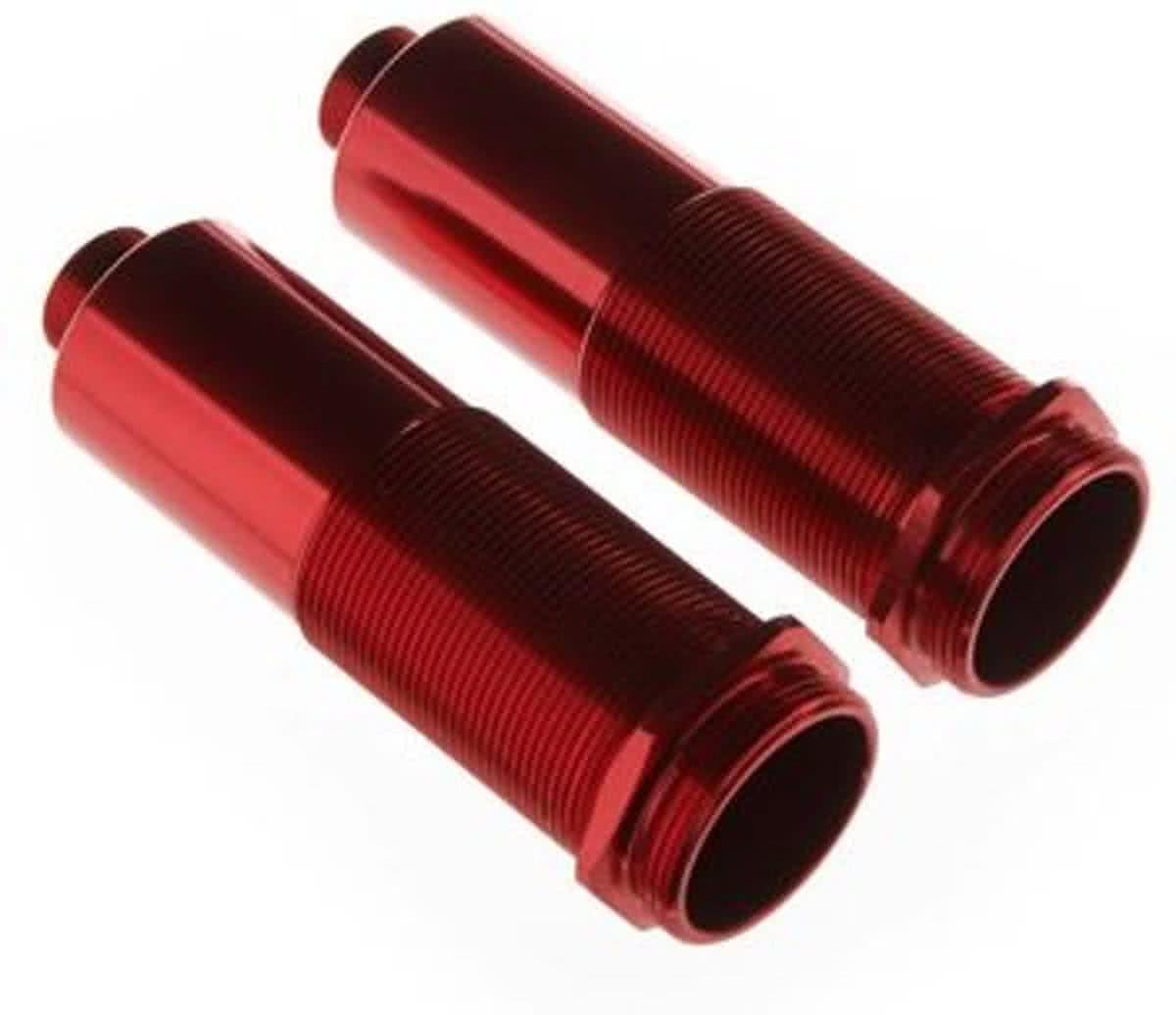 ALUMINIUM SHOCK BODY 16x63mm (Red) (2pcs)