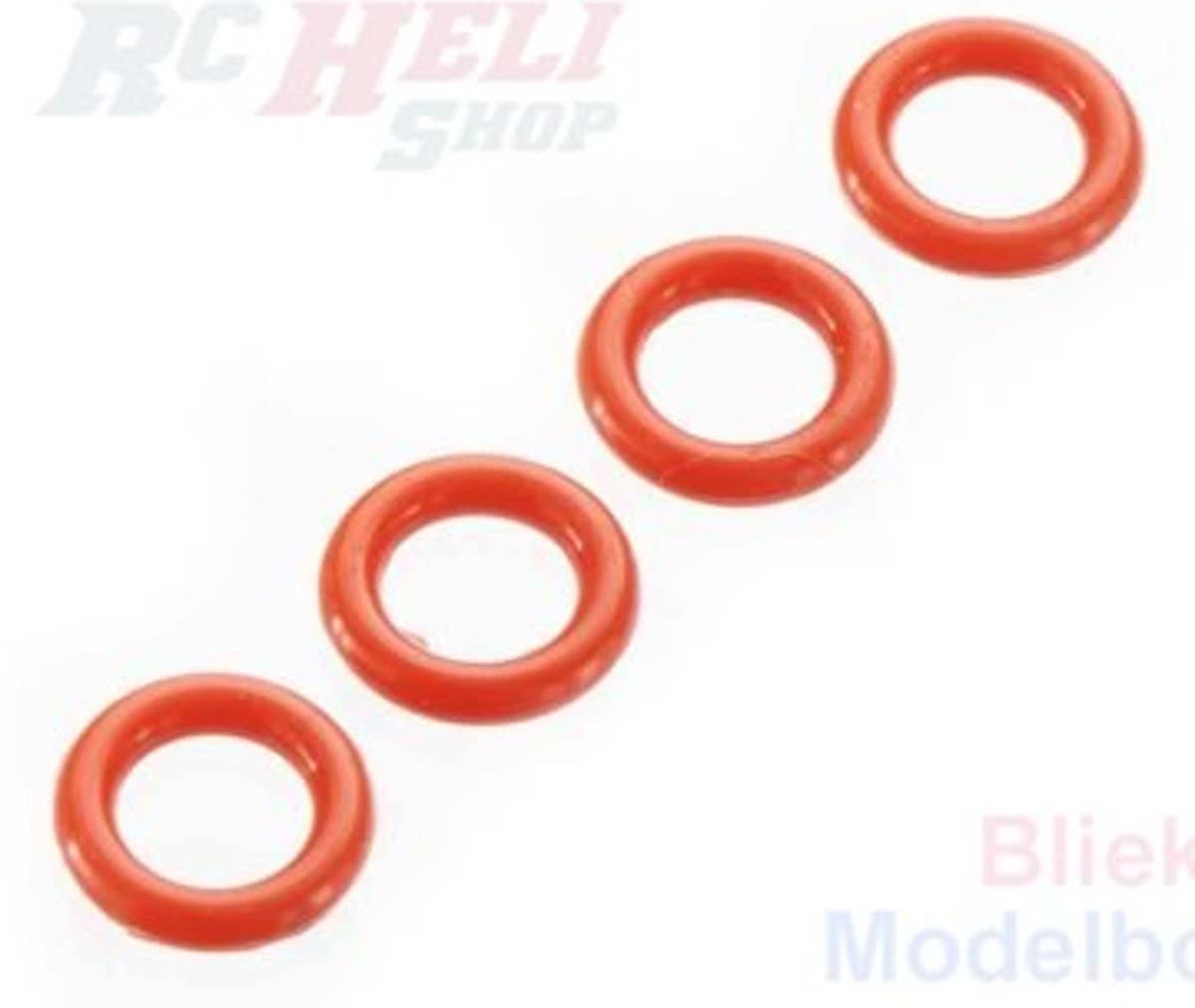 O-RING P-5 4.5x1.5mm (Red) (4pcs)