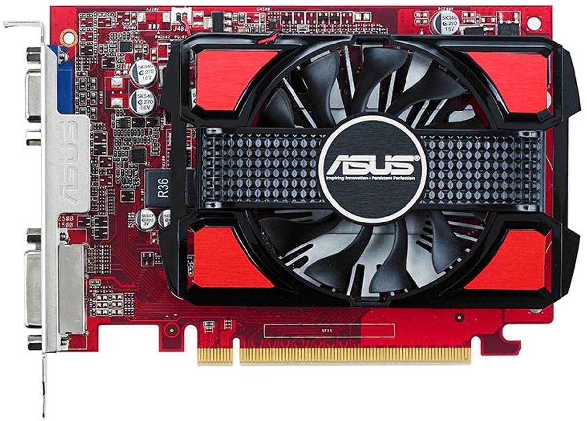 ASUS 90YV04S0-M0NA00 Radeon R7 250 1GB GDDR5 videokaart