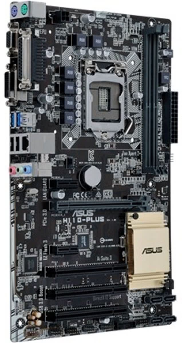 ASUS H110-PLUS Intel H110 LGA 1151 (Socket H4) ATX moederbord