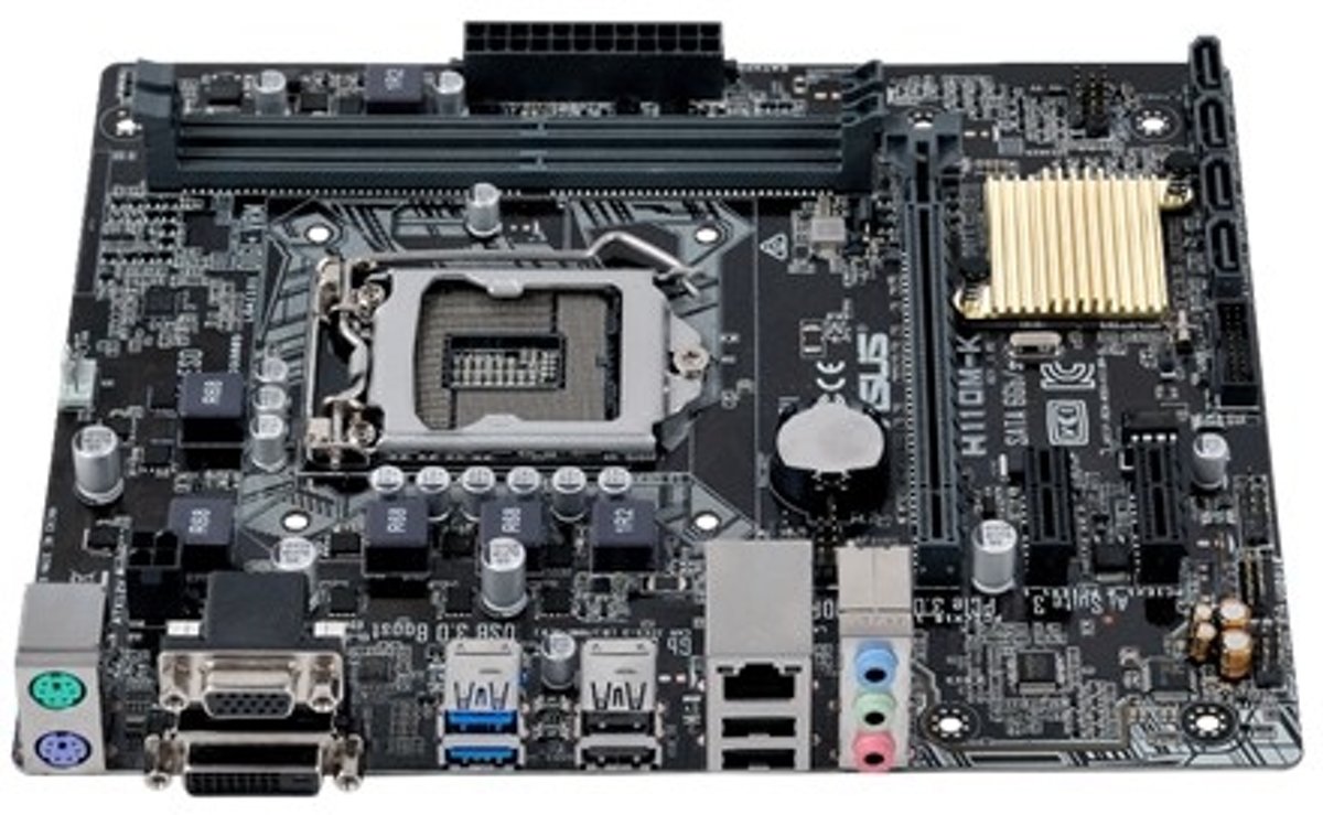 ASUS H110M-K Intel H110 LGA 1151 (Socket H4) Micro ATX moederbord