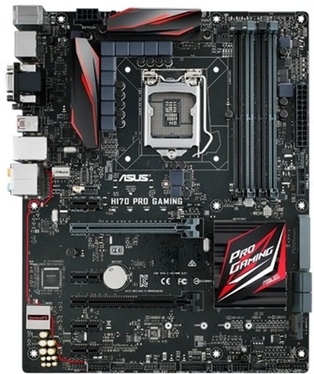 ASUS H170 PRO GAMING Intel H170 LGA 1151 (Socket H4) ATX moederbord