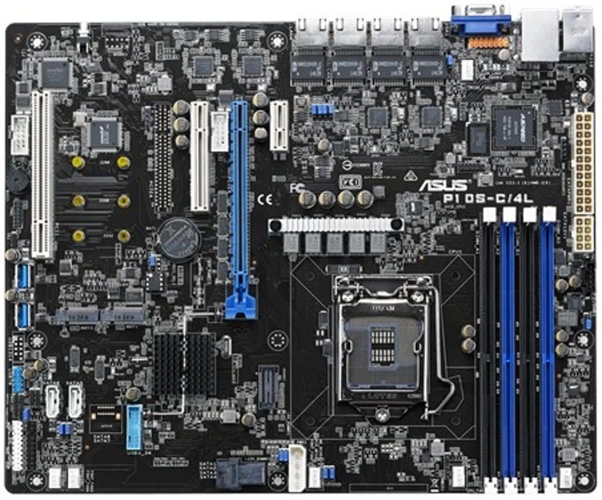 ASUS P10S-C/4L Intel C232 LGA 1151 (Socket H4) ATX server-/werkstationmoederbord