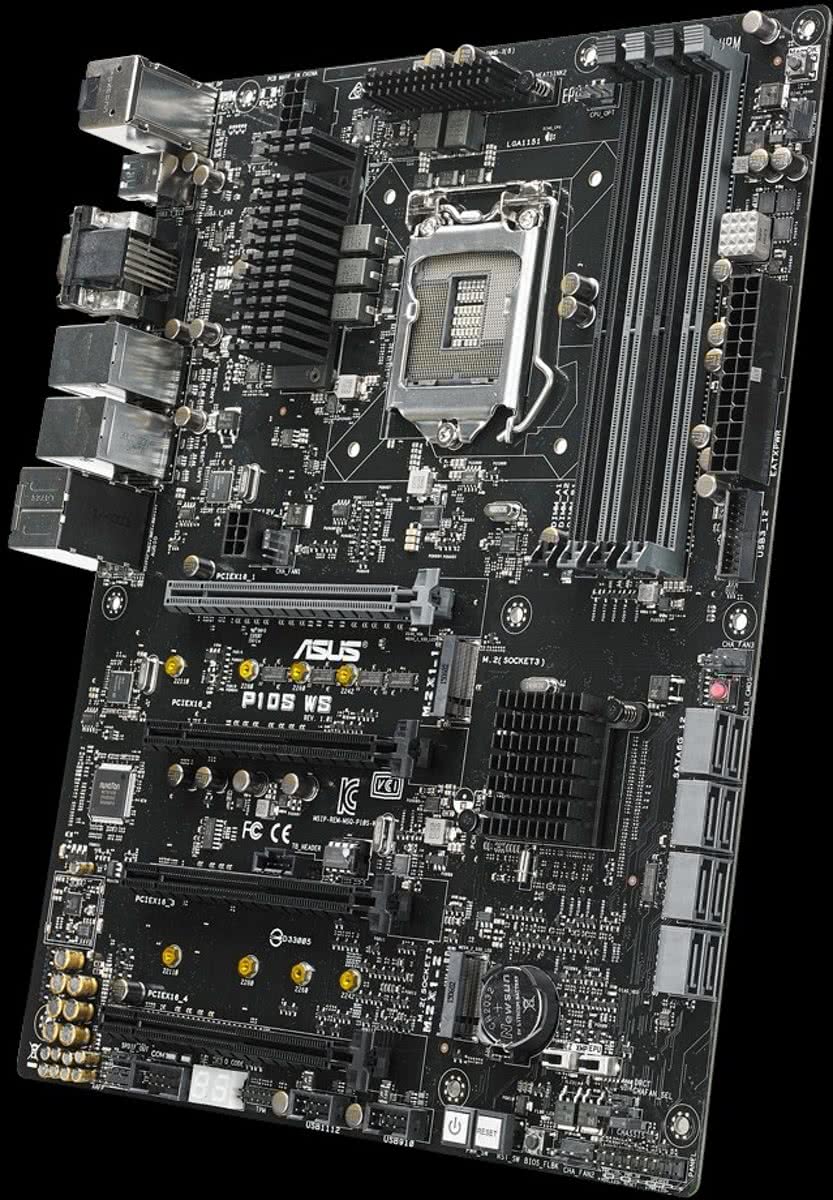 ASUS P10S WS Intel C236 LGA 1151 (Socket H4) ATX server-/werkstationmoederbord