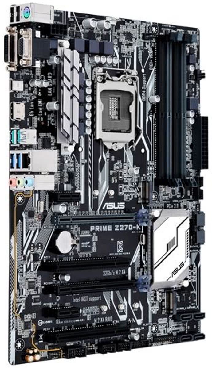 ASUS PRIME Z270-K Intel Z270 LGA 1151 (Socket H4) ATX moederbord