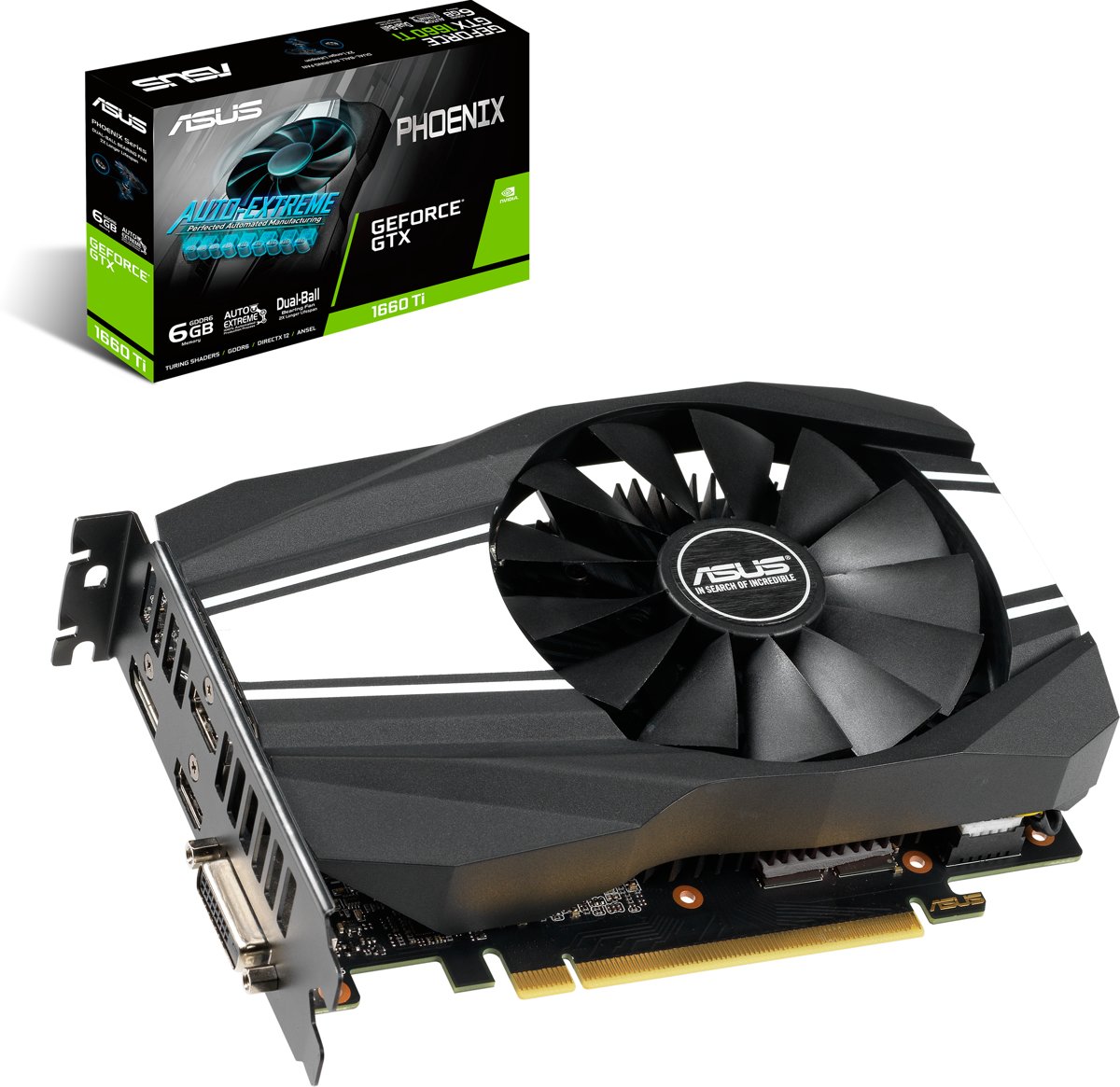 ASUS Phoenix PH-GTX1660TI-O6G GeForce GTX 1660 Ti 6 GB GDDR6