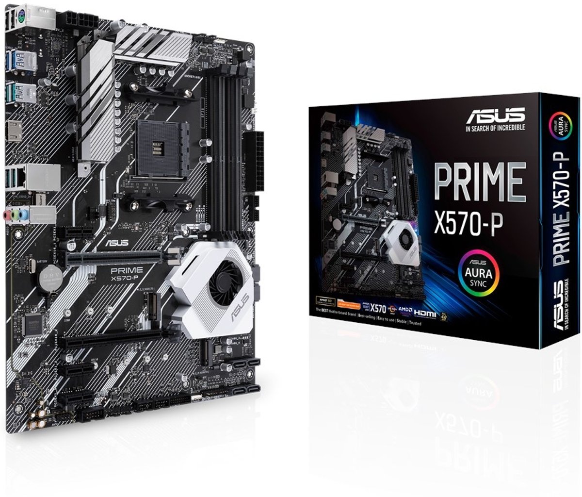 ASUS Prime X570-P moederbord Socket AM4 ATX AMD X570