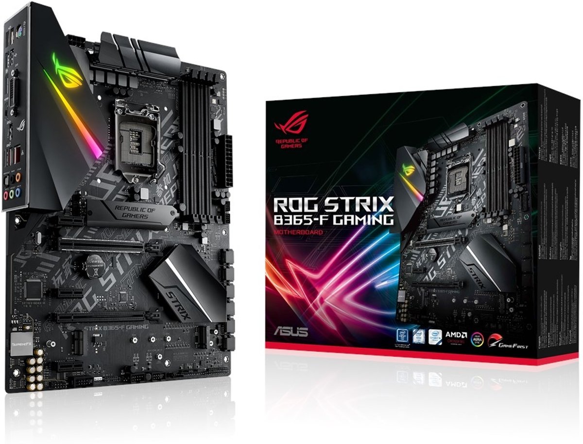 ASUS ROG STRIX B365-F GAMING moederbord LGA 1151 (Socket H4) ATX Intel B365