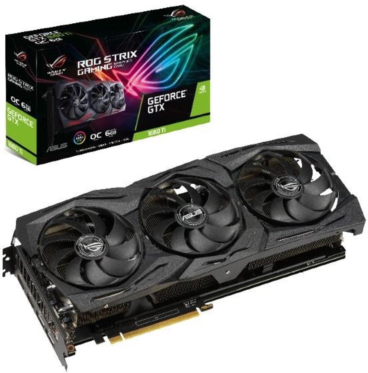 ASUS ROG -STRIX-GTX1660TI-O6G-GAMING GeForce GTX 1660 Ti 6 GB GDDR6