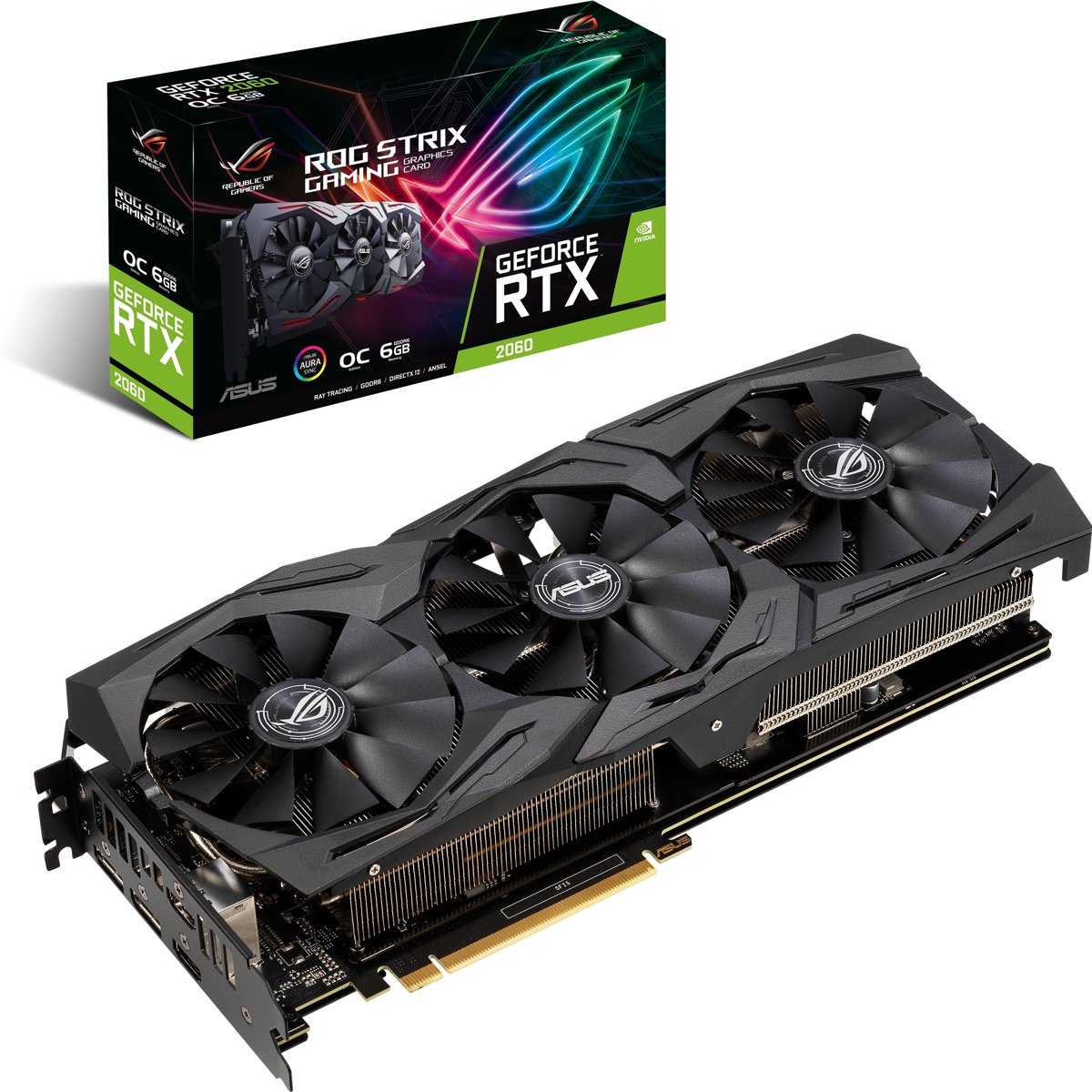 ASUS ROG -STRIX-RTX2060-O6G-GAMING GeForce RTX 2060 6 GB GDDR6