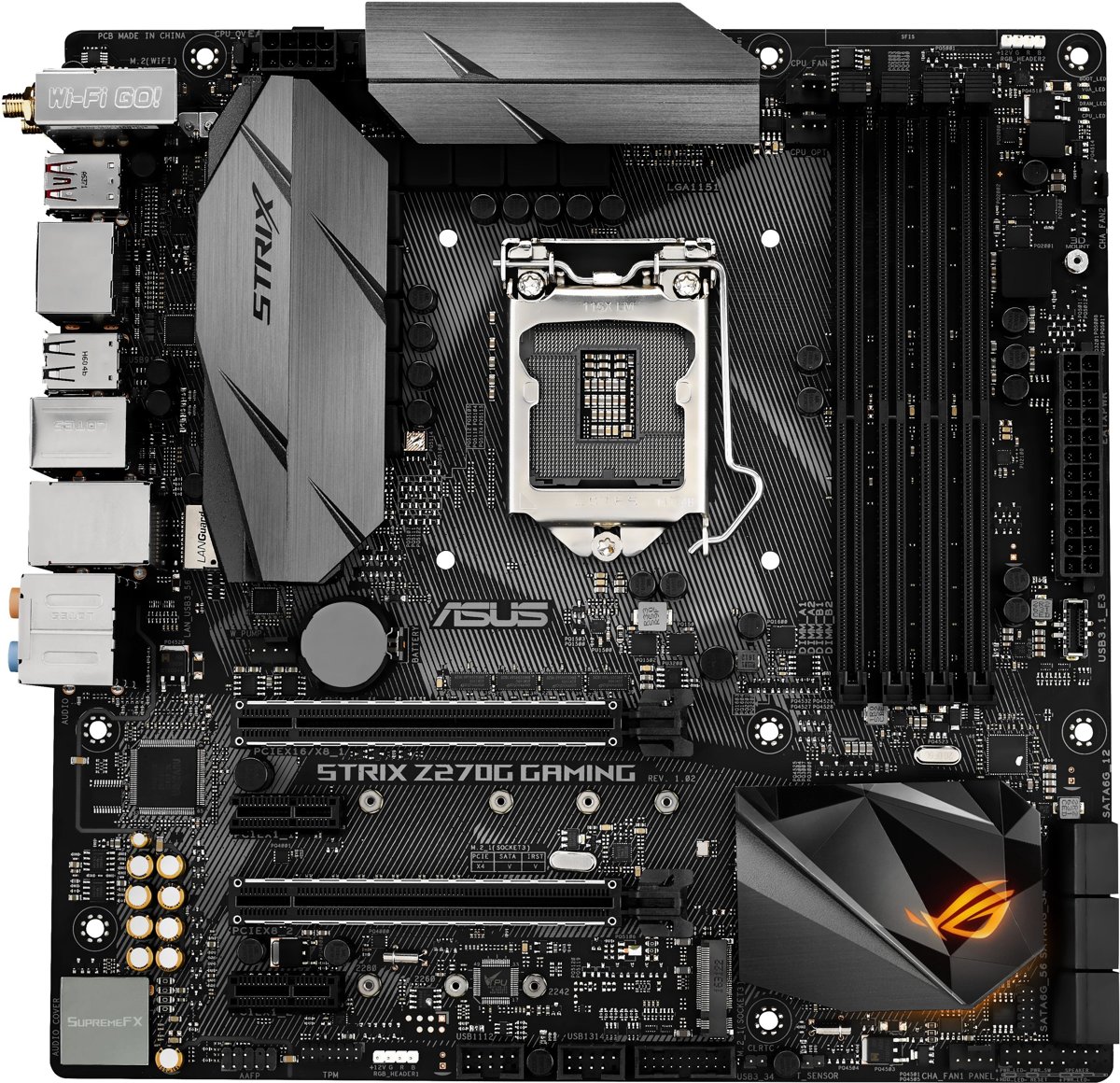 ASUS ROG STRIX Z270G GAMING Intel Z270 LGA 1151 (Socket H4) ATX moederbord