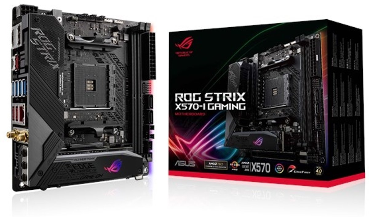 ASUS ROG Strix X570-I Gaming moederbord Socket AM4 Mini ITX AMD X570