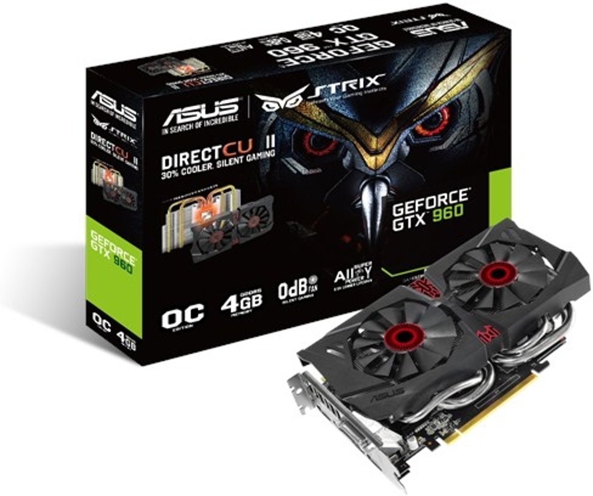 ASUS STRIX-GTX960-DC2OC-4GD5 GeForce GTX 960 4GB GDDR5