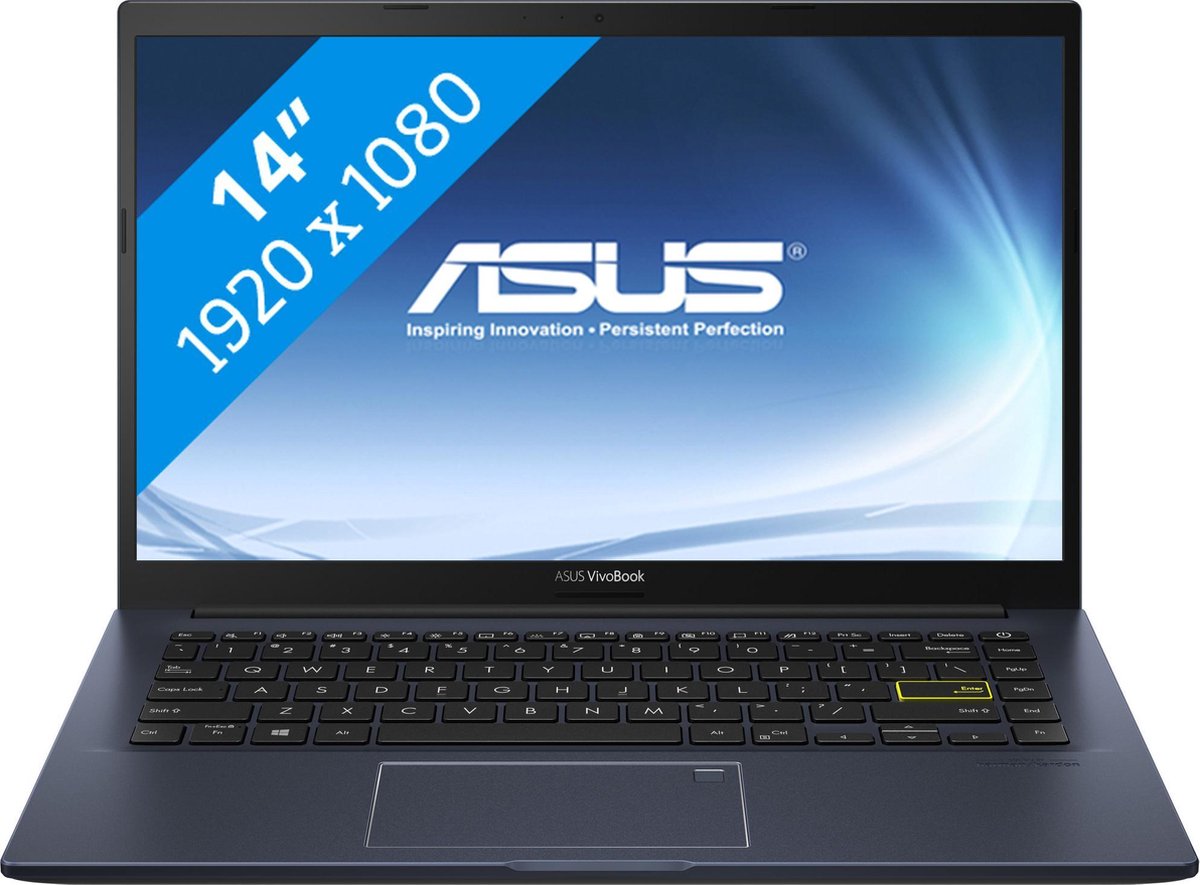 ASUS VivoBook 14 F413FA-EB535T Notebook Zwart 35,6 cm (14) 1920 x 1080 Pixels Intel® 10de generatie Core™ i5 8 GB DDR4-SDRAM 256 GB SSD Wi-Fi 6 (802.11ax) Windows 10 Home