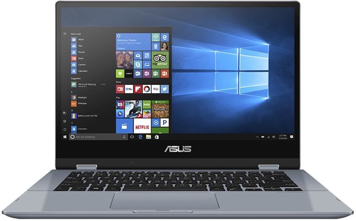 ASUS VivoBook Flip TP412UA-EC053T Blauw Hybride (2-in-1) 35,6 cm (14) 1920 x 1080 Pixels Touchscreen 1,60 GHz Intel® 8ste generatie Core™ i5 i5-8250U