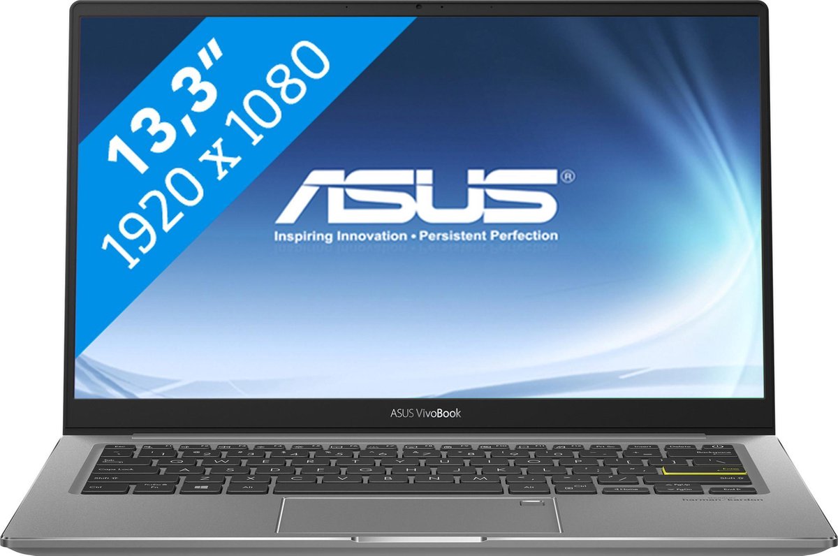 ASUS VivoBook S13 S333JA-EG013T Notebook Grijs 33,8 cm (13.3) 1920 x 1080 Pixels Intel® 10de generatie Core™ i7 8 GB LPDDR4x-SDRAM 512 GB SSD Wi-Fi 6 (802.11ax) Windows 10 Home