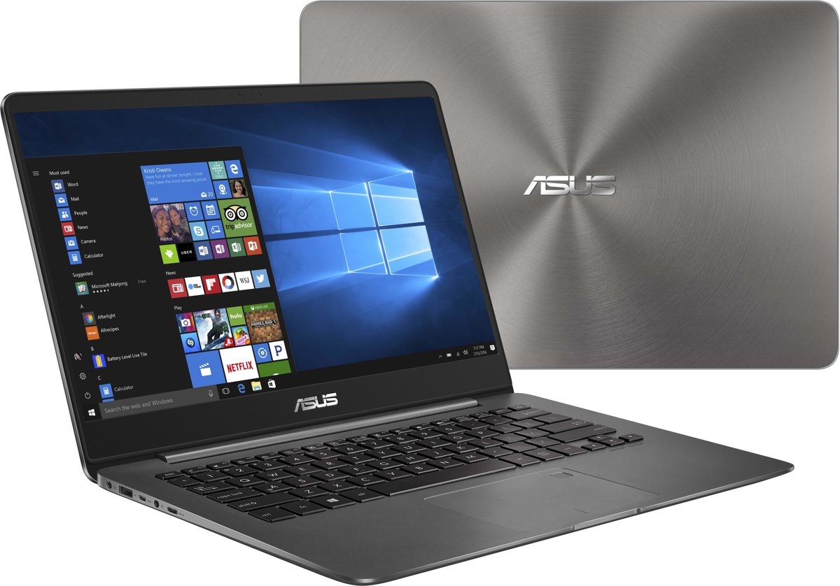 ASUS ZenBook UX430UA-GV534T Grijs Notebook 35,6 cm (14) 1920 x 1080 Pixels 1,60 GHz Intel® 8ste generatie Core™ i5 i5-8250U