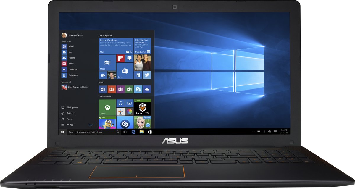 Asus A550VX-DM660T - Gaming Laptop - 15.6 Inch